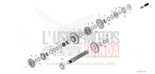 TRANSMISSION (COUNTERSHAFT) (DCT) GL1800BDR de 2024